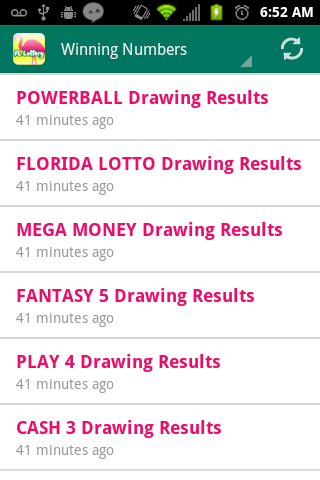 lotto results florida lottery